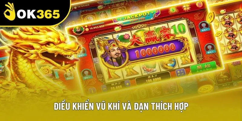 Điều khiển vũ khí và đạn thích hợp