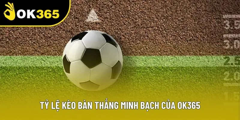 Tỷ lệ kèo bàn thắng minh bạch của OK365